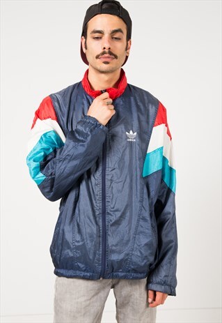 VINTAGE 80S ADIDAS SHELL SPORT JACKET / S1224