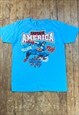 Marvel Blue Print T - Shirt