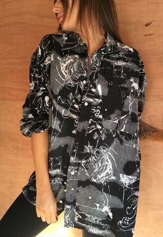 OVERSIZED RETRO 90S 80S VINTAGE UNISEX FESTIVAL SHIRT
