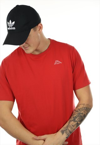VINTAGE KAPPA T SHIRT RED