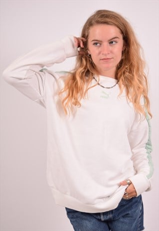 puma white jumper