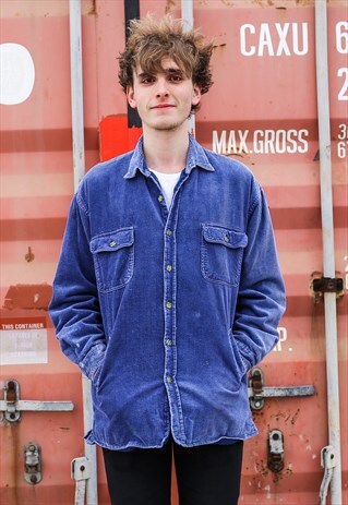 CORDUROY JACKET WITH PADDED LINING