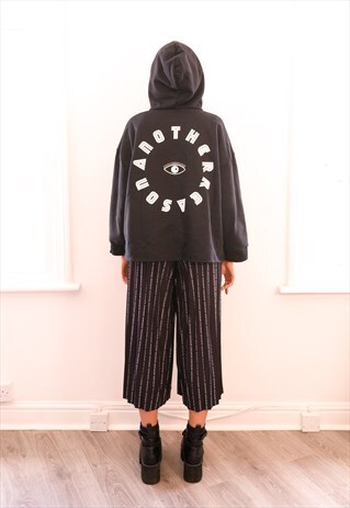 OVERSIZED HOODIE WITH FRONT & BACK GRAPHICS