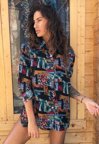 OVERSIZED RETRO 90S 80S VINTAGE UNISEX FESTIVAL SHIRT