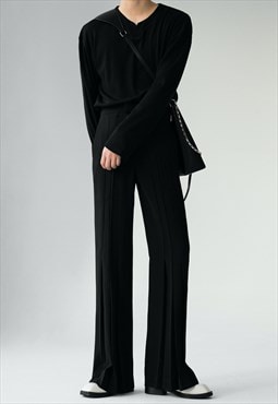 Women's Design layered pleated trousers S VOL.2