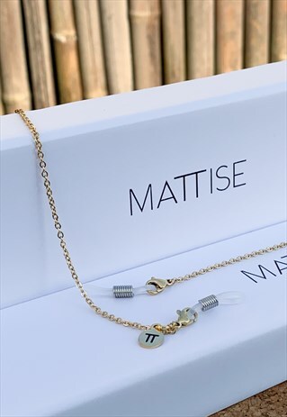 GOLD SUNGLASSES CHAIN BASIC