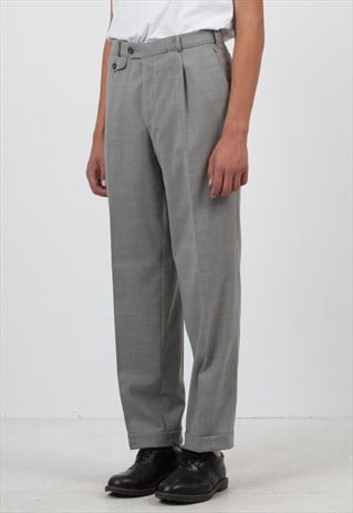 VINTAGE GREY TROUSERS BOTTOMS