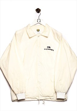 Vintage KR Transition Jacket K-G Packaging Embroidery White/