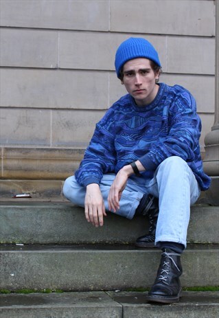 VINTAGE 90S 'COOGI STYLE' KNIT JUMPER