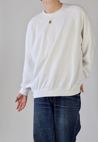 VINTAGE OVERSIZED PLAIN SWEATSHIRT