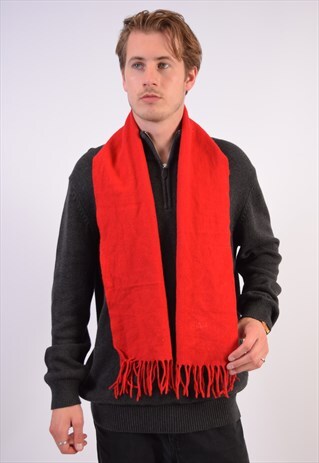 VINTAGE SCARF RED