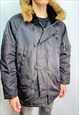 VINTAGE SCHOTT N3- B EXTREME COLD WEATHER PARKA (L)