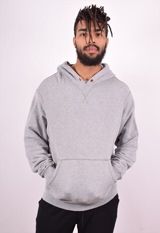 NIKE MENS VINTAGE HOODIE JUMPER MEDIUM GREY 90'S