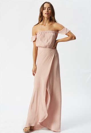 BELLA MAXI DRESS DUSTY ROSE - PINK
