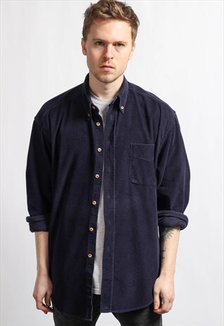 VINTAGE OVERSIZED CORDUROY SHIRT