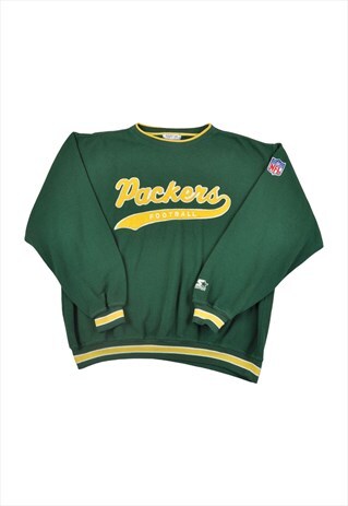 Vintage NFL Starter Green Bay Packers Sweatshirt Green XXL