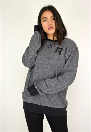 GREY REEBOK SWEATSHIRT