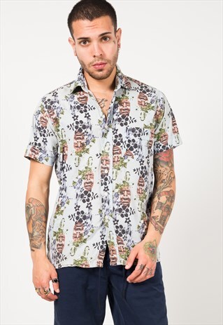 VINTAGE 80S HAWAIIAN SHIRT / S1791