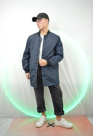 VINTAGE BLUE PUFFER JACKET