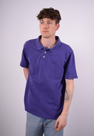 VINTAGE FILA POLO SHIRT SLIM FIT PURPLE