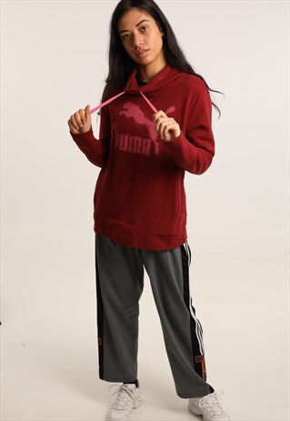 VINTAGE PUMA PRINT SPELL OUT HOODIE
