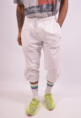 CHAMPION VINTAGE CAPRI TRACKSUIT TROUSERS MEDIUM WHITE 90S