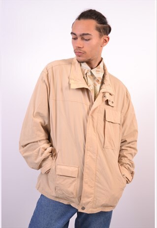 VINTAGE NAPAPIJRI WINDBREAKER JACKET KHAKI