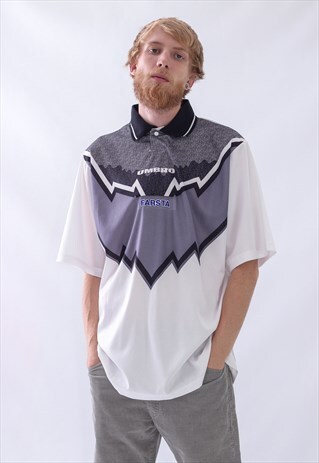 VINTAGE MENS UMBRO SOCCER TEAM JERSEY SHIRT TOP POLO