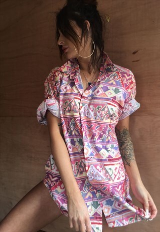 OVERSIZED RETRO 90S 80S VINTAGE UNISEX FESTIVAL SHIRT
