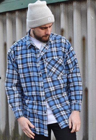 VINTAGE 90'S GRUNGE CHECK SHIRT
