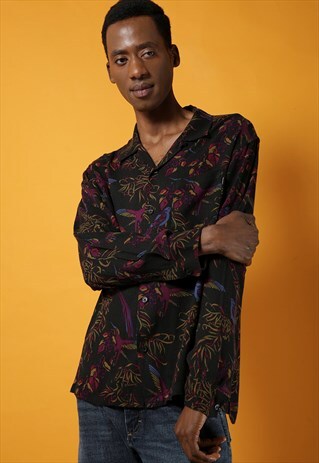 BLACK FLORAL SUPREME SHIRT