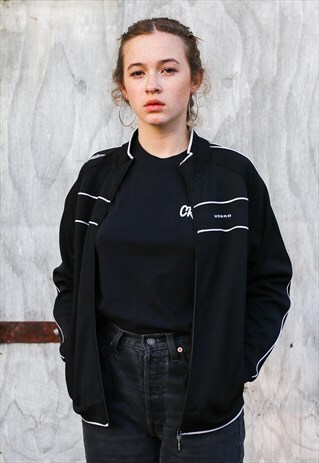 RETRO TRACK JACKET / ZIP SPORTS JUMPER