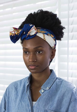 VINTAGE PATTERNED HEAD SCARF X 3