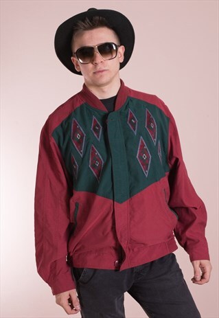 VINTAGE, DOPE LIGHTWEIGHT BOMBER JACKET FROM THE 90S