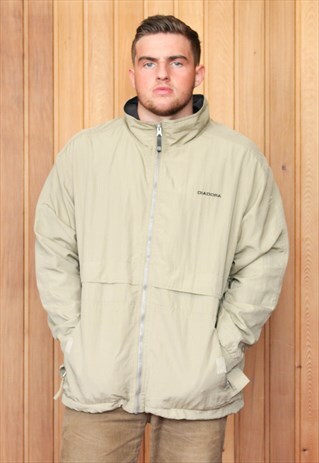 VINTAGE 1990S BEIGE DIADORA COAT