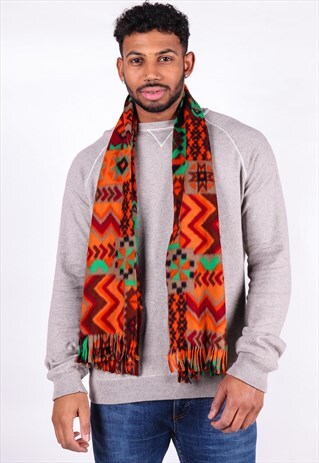 VINTAGE AZTEC PATTERNED SCARF SC19