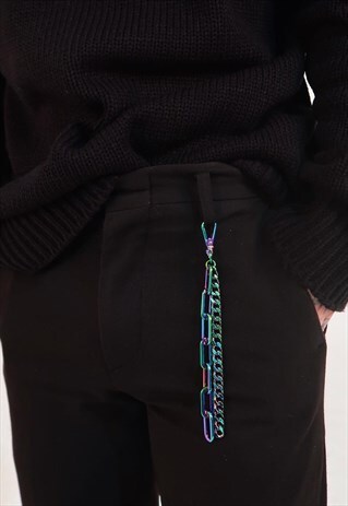 UNISEX MONOGRAM KEYCHAIN