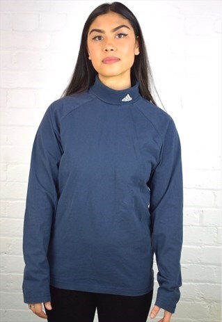 VINTAGE 90'S ADIDAS ROLLNECK TOP
