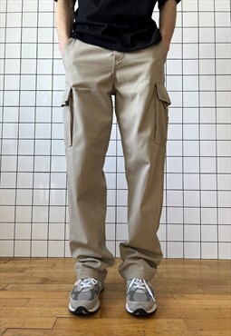 Vintage LEVIS Cargo Pants Military Work Army 90s Beige 