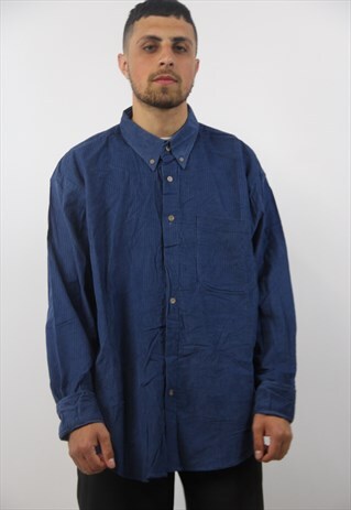 VINTAGE CORD BLUE SHIRT