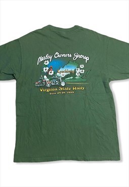1999 Harley Davidson Virginia State graphic T-shirt