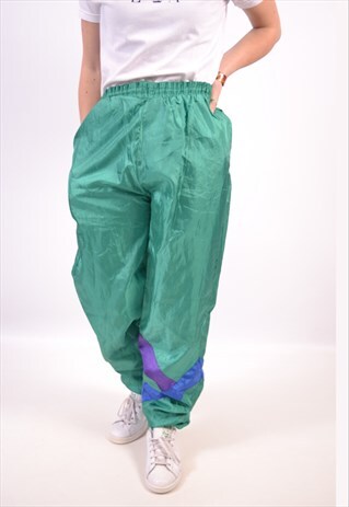 VINTAGE TRACKSUIT TROUSERS GREEN
