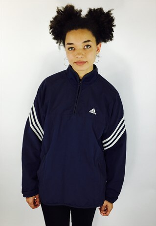 ADIDAS 1/3 ZIP PULLOVER JACKET