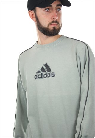 VINTAGE ADIDAS BIG LOGO SWEATSHIRT JUMPER
