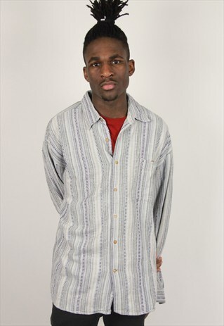 VINTAGE NAVAJO PATTERNED SHIRT