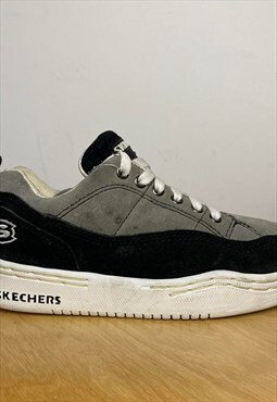 90s Vintage Deadstock Suede Skechers Platform Sneakers 