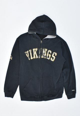 VINTAGE 90'S NFL HOODIE JUMPER BLACK