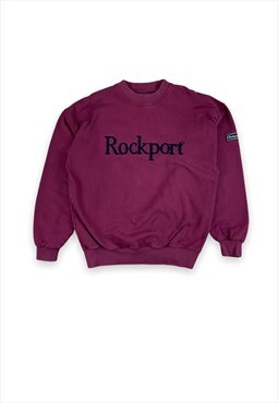 Rockport Vintage Y2K Embroidered spell out sweatshirt 
