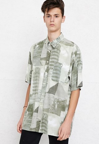 VINTAGE GREEN RAPPSON SHORT SLEEVE SHIRT
