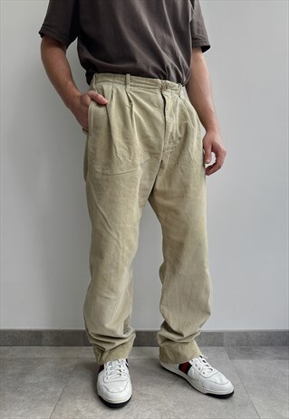 Vintage C.P. Company Suede Pants Trousers